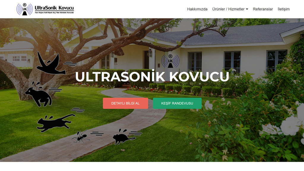 UltraSonik Kovucu Web Sitesi
